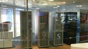 Exadata racks on display